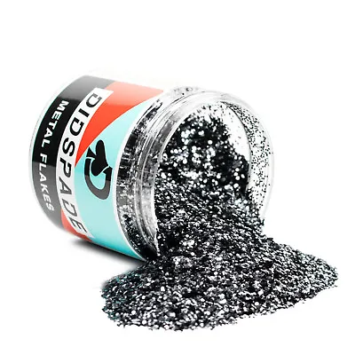 6oz Loaded Gun 0.025 Gunmetal Gray Metal Flake - Solvent Resistant Glitter • $33.75