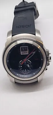 Michel Jordi Mega Icon Pebble Stone GMT Quartz Watch • $450