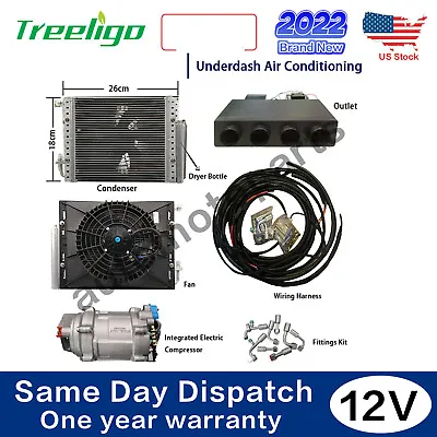 A/c Kit Universal Under Dash Evaporator Air Conditioner 404-000 -with Compressor • $999.99