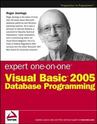 Expert One-On-One Visual Basic 2005 Database Programming By Jennings Roger • $4.58