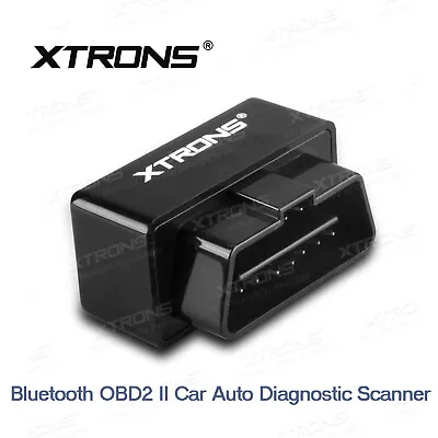 XTRONS Bluetooth OBD2 OBDII Car Auto Scanner Tool Switch Diagnostic Scan Reader • £9.39