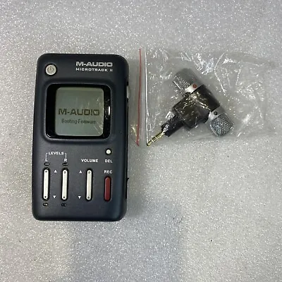 M-Audio MicroTrack II Professional 2 Channel Portable Digital Audio Recorder Mic • $59