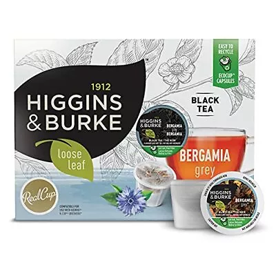 Bergamia Grey Loose Leaf Black Tea Keurig K-Cup Brewer Compatible Pods 24... • $26.03