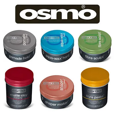 Osmo Clay Wax Pomade Fibre Various Hold Strength - Same Day Dispatch • £9.95