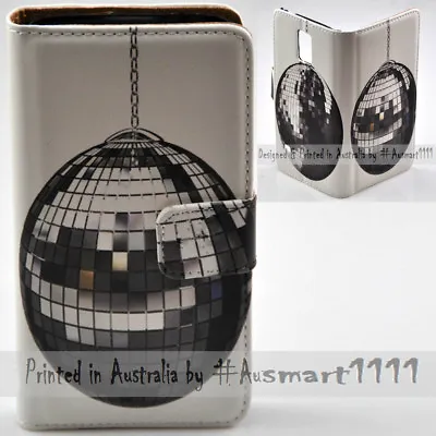 $13.98 • Buy For Sony Xperia Series - Disco Ball Theme Print Wallet Mobile Phone Case Cover