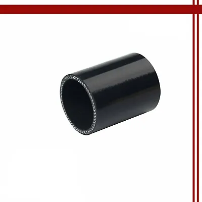 Black ID 70mm (2.75 Inch) Straight Silicone Coupler Hose Intercooler Joiner • $5.99