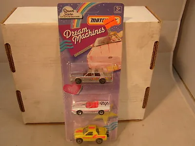 Matchbox Superfast Dream Machines Gift Set W/action Cut Outs On Back Of Card • $9.99