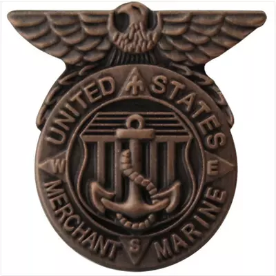 Genuine U.s. Lapel Pin: Merchant Marine Honorable Service • $13.45