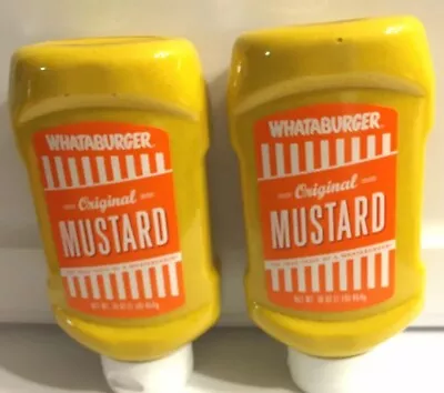 Whataburger Original Mustard - 16 Oz. 2 Pack. FREE SHIPPING • $19.87