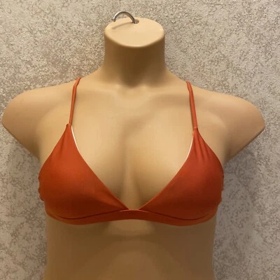 $3 • Buy Zaful Women Swim Bikini Top. Copper Triangle. Size 4
