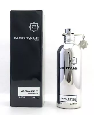 Montale Wood & Spices 3.4 Oz./ 100 Ml. Eau De Parfum Spray New Sealed Box • $59.08