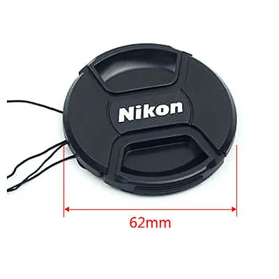 62mm Nikon Lens Cap Cover Keeper Front For Canon Nikon D5 D800 D3200 D5200 D7100 • $19.94