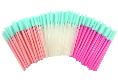 Disposable Eyelash Brush Mascara Lash Extension Wands Make Up Applicator New UK • £1.49