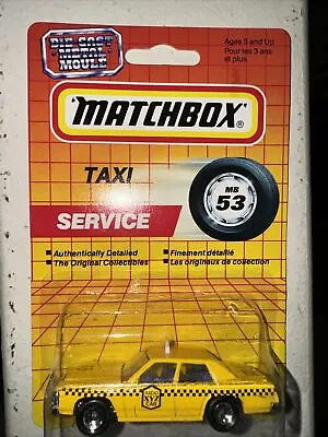 MATCHBOX Yellow Taxi  1987 US TAXI FORD/LTD  MB53 • $8.87