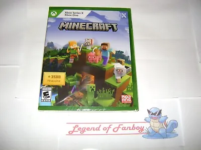 New * Mincraft (Game Disc + 3500 Minecoins) - Xbox One + Series X * New Sealed * • $35.99