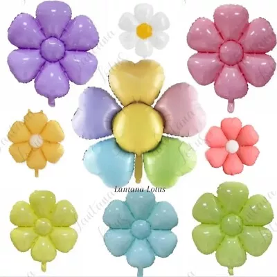 Pastel Colour Macaron Large Flower Balloon Birthday Baby Shower Party Decor • £1.70