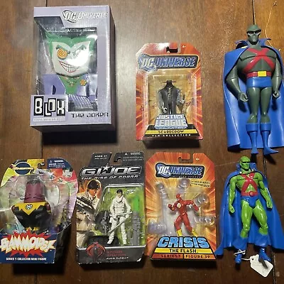 Toy Lot 7 Dc Comics Flash. Martian Manhunter. Joker. • $21.99