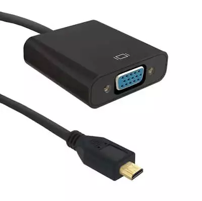 1080P HDMI VGA Adapter Male To Female Cable Converter • $6.65