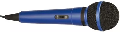 Dynamic Handheld Karaoke Microphone With 3.5mm Plug (Blue) • £5.99