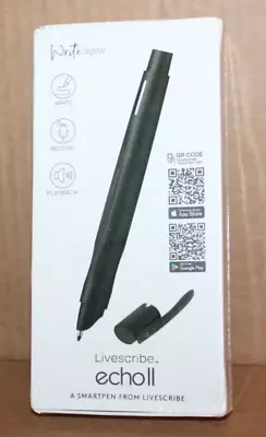 Livescribe Echo 2 Smartpen Black Digital Pen Bluetooth Wireless IOS Android • $90