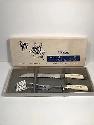 Sheffield Emdeko Cutlery Set Stainless Steel Blades 2 Piece Carving Set Miracle • $6.93