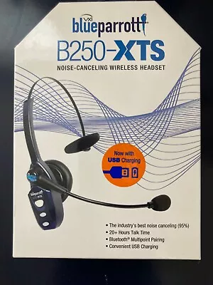 Blue Parrott B250-XTS USB-C Bluetooth Wireless Trucker Headset Phone Parrot • $86.99