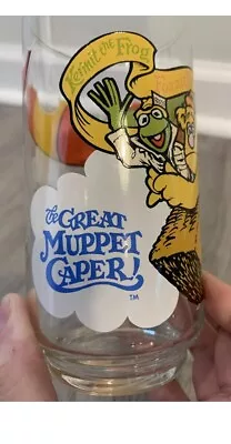 Vintage 1981 Henson Great Muppet Caper McDonalds Glass Kermit Fozzy Great Gonzo! • $8.99