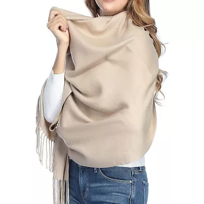 £8.88 • Buy Cashmere Shawl Scarf Winter Stole Blanket Wrap Scarves Soft Big Luxury Ladies