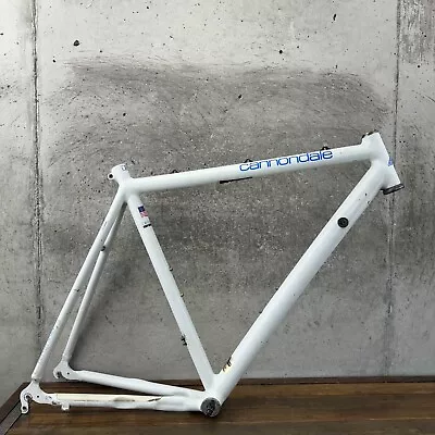 Vintage Cannondale Frame 54 56 700c 1988 Criterium Alloy 130 Made USA White 80s • $129.99