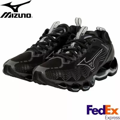 Mizuno Wave Prophecy X Men's Running Shoes Black × Black J1GC210034  FEDEX NEW! • $188.50