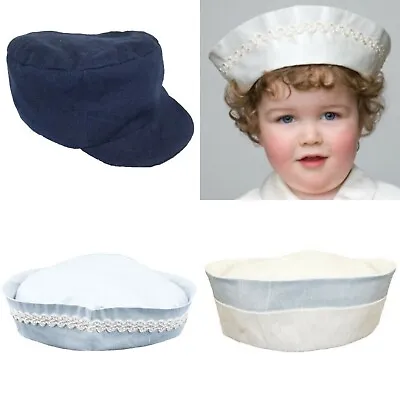 Little Darlings Occasion Hats Boys Baby Christening Hats Xs S M 3 Styles SILK • £4.96