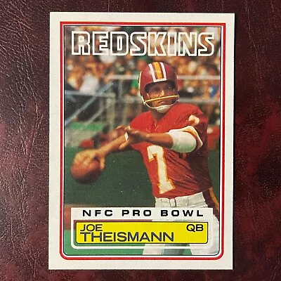 1983 Topps Set JOE THEISMANN #199 WASHINGTON REDSKINS - NM/MINT *HIGH GRADE* • $1.99