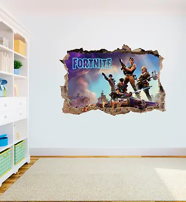 FORTNITE Wall Sticker Art Game High Quality Bedroom Decal Print Boys Girls • £4.95