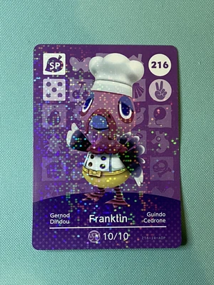 $1.65 • Buy 216 Franklin - Animal Crossing Amiibo Card Series 3