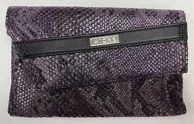 Miche Purple Snake Clutch Purse Bag Carry Strap NOS NIB • $12