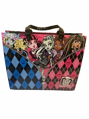 2010 Monster High Dolls File Purse Folder Expandable Portfolio Organizer Tote • $11