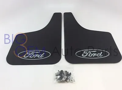 2005-2017 Ford F-150 Flat Mud Flaps Black Splash Guards For Front Or Rear OEM • $37