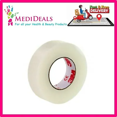 3M Transpore Medical Tape 1.25cm X 9.1m  Breathable Eyelash Extension Latex Free • £0.99