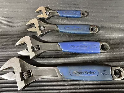 Blue Point Tools BLPADJ404SG 4 Piece Soft Grip Adjustable Wrench Set • $109.99