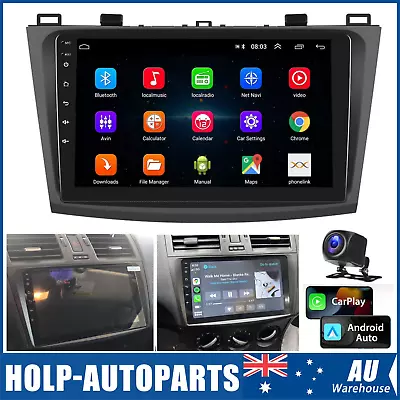 CAM+ For Mazda 3 2010-2013 BL Android 12 9  Car Play Stereo Radio Head Unit GPS • $174