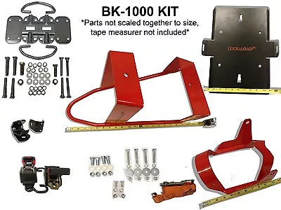 Lock 'N Load Motorcycle Wheel Chock With Ratchet Strap TieDown Manual Tightening • $219.99