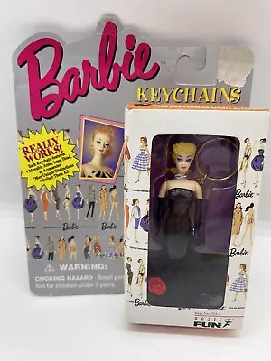 $8.95 • Buy 1995 Barbie Keychain New In Box Doll Basic Fun Mattel 1960 Solo Spotlight 701-0
