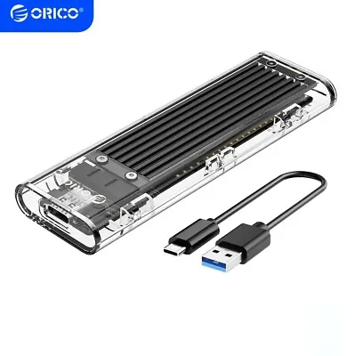 ORICO M.2 SATA SSD External Enclosure USB3.1 Type-C For 2280 2260 2242 2230 SSD • $15.19