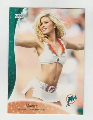 Monica 2009 TOPPS CHEERLEADER CARD #C14 MIAMI DOLPHINS • $1.50