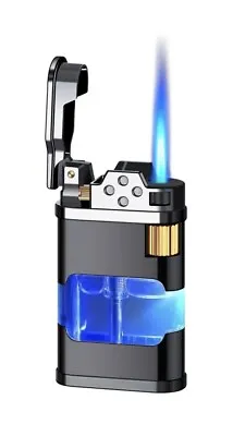 Metal Torch Lighter Heavy Duty Multiple Colors Windproof Small Business Seller • $14.50