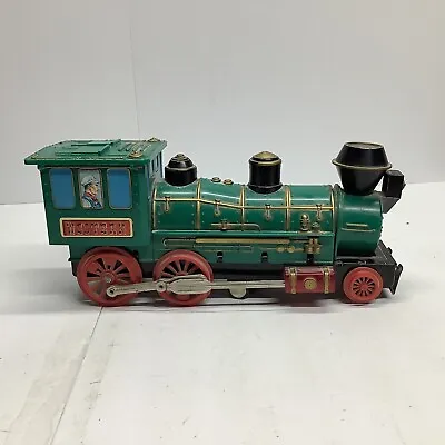  Vintage Marx Battery Operated Whistling Locomotive Plastic/tin Train • $15.29