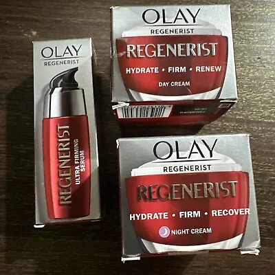 OLAY Regenerist Advanced Anti-Ageing  -  Age-Defying Night Cream And Day +serum • £45