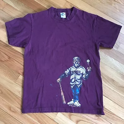 VTG 1993 Top Dawg Hawaii Baseball T-Shirt M USA Single Stitch Maroon • $16.99