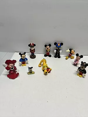 Mickey Mouse Clubhouse Cake Toppers Figures Minnie Mouse Pluto Lot Of 10 • $7.99