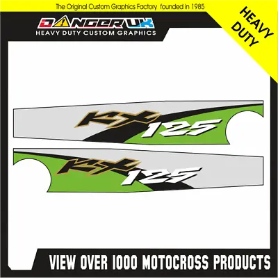 Kawasaki Kx 125 2004 05 06 07 08 Motocross Swing Arm Graphics Decals Stickers • £15.99